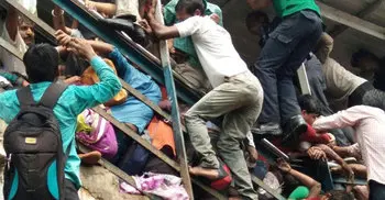 22 commuters killed in Mumbai stampede