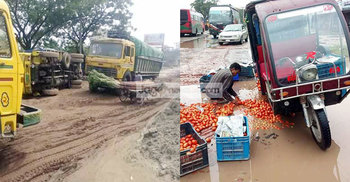 দাশুড়িয়া ট্রাফিক মোড়ে যানজটে স্থবির জনজীবন