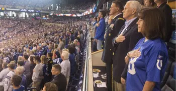 Mike Pence walks out of game after players kneel