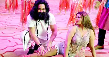 Rakhi as Honeypreet in Ram Rahim biopic