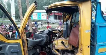 3 killed as truck, pickup van collide in Rangpur