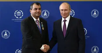Russia honours Saber Chy with “Order of Friendship”