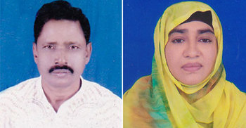 চেয়ারম্যান স্বামীর বিচার দাবিতে দ্বারে দ্বারে ঘুরছেন স্ত্রী