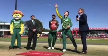 South Africa to bat first after winning toss