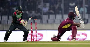 West Indies set 191-run winning target for Bangladesh