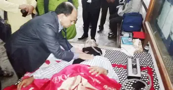 Latif Siddiqui admitted to hospital