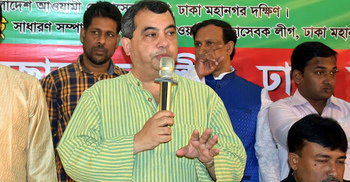 ক্ষমতায় আছি না ভেবে নৌকার ভোট চান : সাবের হোসেন