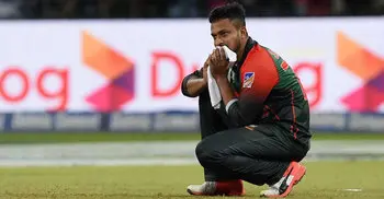 Shakib fined for shouting at umpire