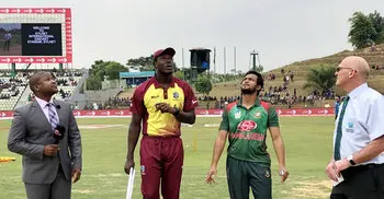 West Indies win toss, opt to field first