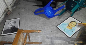 নকলায় নির্বাচনী অফিস ভাঙচুর, আহত ২৫