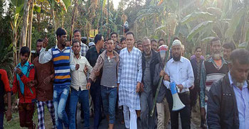 প্রচারণার শুরুতে বাধার মুখে বিএনপি প্রার্থী