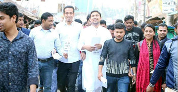 পাড়ায় পাড়ায় চষে বেড়াচ্ছে ছাত্রলীগ