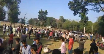 সুলতান মনসুরের জনসভার প্যান্ডেল ভাঙচুর