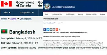 4 countries issue travel alert for its citizens in Dhaka