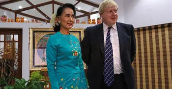 Johnson meets Suu Kyi for Rohingya talks