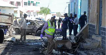 Twin car bomb attack kills 45 in Somalia