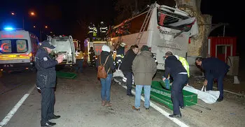 13 killed, 46 injured in Turkey bus crash
