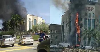Fire breaks out at EPF building in Malaysia
