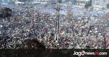 Mirpur slum fire under control