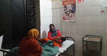 অাগুন পোহাতে গিয়ে দগ্ধ শিশু