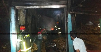 হবিগঞ্জে বাজারে আগুন : ৫০ লাখ টাকার ক্ষতি