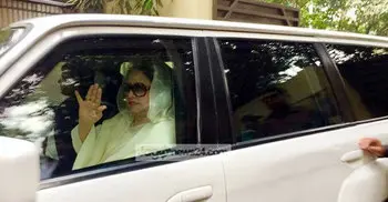 Khaleda Zia on way to Sylhet
