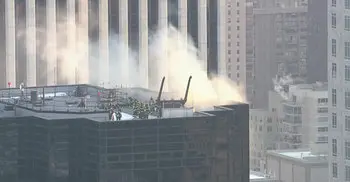 Fire on top floor of Trump Tower in NY