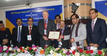 ISN Pioneer Award goes to Dr Harun