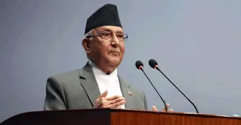 Nepal’s PM Oli reaches TIA to take stock of rescue efforts