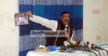 আইভীর পেছনে পিস্তল হাতে থাকা সুমন যুবদলের : শামীম ওসমান