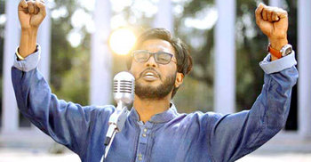 শহীদ মিনারে দাঁড়িয়ে রনির ‘বিদ্বেষী’ স্লোগান