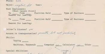Steve Jobs’ 1973 job application up for auction
