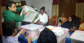 Voting ends, counting underway in three cities