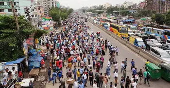 Transport workers block Dhaka-Chattogram highway