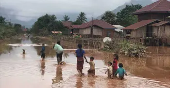Widespread flooding leaves 46 dead in Laos
