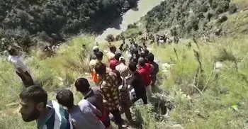 17 die as bus falls into deep gorge in Kashmir