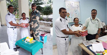 ভারতীয় কাস্টমসে মিষ্টি পাঠাল বেনাপোল কাস্টমস