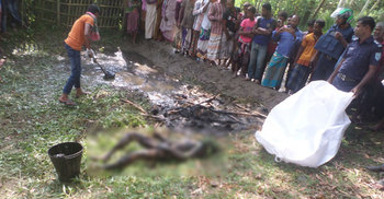 গণপিটুনি দিয়ে যুবককে পুড়িয়ে হত্যা