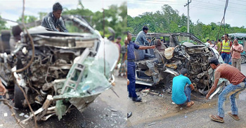 কক্সবাজারে বাস-মাইক্রোবাস সংঘর্ষে নিহত ২