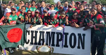 JS congratulates women cricket team