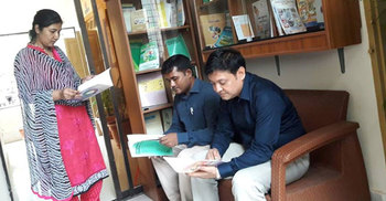 বীরগঞ্জ হাসপাতালে লাইব্রেরি স্থাপন