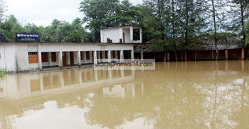 পানিতে ডুবে আছে ফেনীর ১৬ বিদ্যালয়