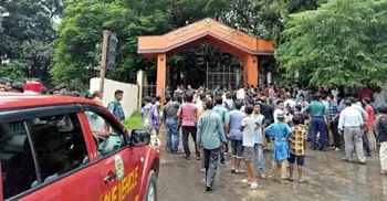 Fire at Chittagong DB office
