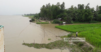 গাইবান্ধায় বাড়ছে করতোয়ার পানি
