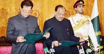 Imran Khan sworn in as Pakistan’s PM