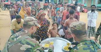 খাগড়াছড়িতে বন্যায় তলিয়ে গেছে ঈদ আনন্দ