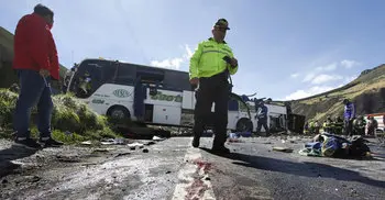Bus accident in Ecuador kills 24