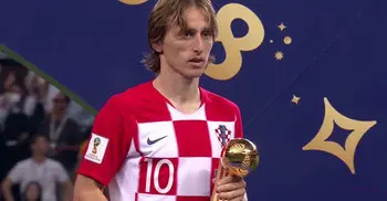 Modric wins 2018 World Cup Golden Ball