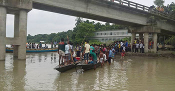 ইছামতি নদীতে ডুবে গেল ২৫টি গরু