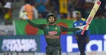 Mushfiqur stars in 137-run rout of Sri Lanka